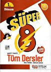 Nitelik Yayınları SÜPER 8 YENİ NESİL 1.DÖNEM TÜM DERSLER SORU KİTABI