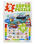 Süper Puzzle Taşıtlar ve Meslekler 0-6 Yaş Yayınları
