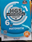 SEVİYE YAYINLARI 6.SINIF MATEMATİK HGS( HAFTALIK GÖZLEM SÜRECİ) TESTLERİ 32 HAFTA