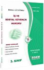 3. Sınıf 6. Yarıyıl İş ve Sosyal Güvenlik Hukuku - Kod 3354