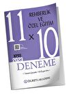 Öğreti Akademi 2023 KPSS Rehberlik ve Özel Eğitim 11 x 10 Deneme
