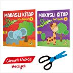 Kes Yapıştır - Makaslı Kitap Seti (Makas Hediyeli) (3-6 Yaş)
