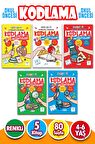 4-6 Yaş Oyunlarla Kodlama Etkinlikleri Seti - 5 Kitap