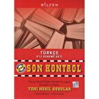 BİLFEN 8.SINIF TÜRKÇE SON KONTROL 8'Lİ DENEME
