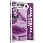 YKS DİL İngilizce Sınav Stratejileri 5 Kelime Yaprak Test