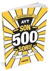 AYT Son 500 Soru Coğrafya Hız Yayınları
