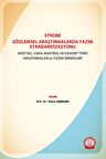STROBE Gözlemsel Araştırmalarda Yazım Standardizasyonu