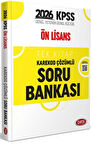 2026 KPSS Ön Lisans Soru Bankası Çözümlü Tek Kitap Data Yayınları