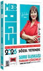 2026 MEB-AGS Sözel Yetenek Tamamı Çözümlü Soru Bankası