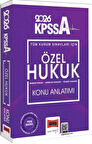 Yargı Yayınları 2026 KPSS A Grubu Tüm Kurum Sınavları İçin Özel Hukuk Konu Anlatımı