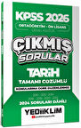 Yediiklim KPSS 2026 Ortaöğretim Önlisans Tarih Konularına Göre Çıkmış Sorular (2024 soruları dahil)