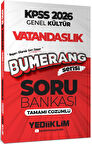 Yediiklim Yayınları 2026 KPSS Genel Kültür Bumerang Vatandaşlık Tamamı Çözümlü Soru Bankası