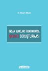 İnsan Hakları Hukukunda İşkence Soruşturması