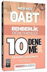 ÖABT MEB-AGS Rehberlik Öğretmenliği 10 DenemeX Çözümlü
