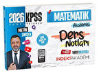 İndeks Akademi 2026 KPSS Matematik Akademisi Video Ders Notları - Metin Şimşek İndeks Akademi Yayıncılık