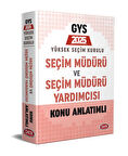2025 GYS YSK Seçim Müdürü ve Yardımcısı Konu Anlatım Görevde Yükselme Data Yayınları