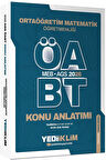 Yediiklim Yayınları 2026 MEB AGS ÖABT Ortaöğretim Matematik Öğretmenliği Konu Anlatımı