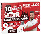 MEB AGS 10 Günde Türkiye Coğrafyası Kampı Video Ders Notları Dizgi Kitap