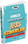 2024 HMGS Avukatlık Hukuku Soru Cevap Ezberler Dizgi Kitap