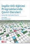 İngilizce Dili Eğitimi Programlarında Çeviri Dersleri