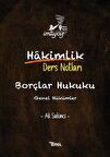 İmtiyaz Borçlar Hukuku Genel Hükümler Hakimlik Ders Notları / Ali Sakinci