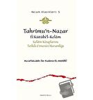Tahrimu’n-Nazar Fi Kütübi’l-Kelam
