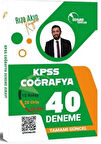 KPSS Coğrafya 40 Deneme Çözümlü