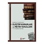 Eleştiri Kuramları ve Metin Tahlilleri
