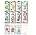 Okul Öncesi GEMS-K AKADEMİ Eğitim Seti (12 Parça)