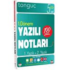 Tonguç 5.Sınıf Yazılı Notları 1.Dönem 1 ve 2.Yazılı