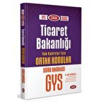 GYS Ticaret Bakanlığı Tüm Kadrolar İçin Ortak Soru Bankası
