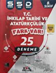 8. Sınıf LGS T.C. İnkılap Tarihi ve Atatürkçülük Fark Var 25 Deneme