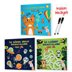 2-4 Yaş Mucit Karınca YAZ-SİL Kitaplar 2. Seri