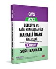 2023 Belediye ve Bağlı Kuruluşları İle Mahalli İdare Birlikleri 2. Grup Soru Bankası Data Yayınları