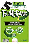 5. Sınıf Bumerang 32 Haftalık Din Kültürü ve Ahlak Bilgisi Denemeleri