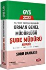 Orman Genel Müdürlüğü Şube Müdürü (İdari) Görevde Yükselme Sınavı Soru Bankası