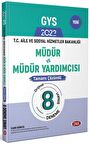 YS Aile Sosyal Hizmetler Bakanlığı Müdür ve Yardımcısı 8 Deneme Çözümlü Görevde Yükselme