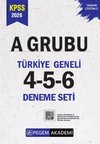 Pegem 2026 KPSS A Grubu Türkiye Geneli 3 Deneme (4-5-6) Pegem Akademi Yayınları