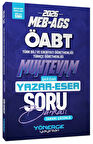 Yönerge 2026 ÖABT MEB-AGS Türk Dili Edebiyatı - Türkçe Öğretmenliği Muhtevam Yazar Eser Soru Bankası Çözümlü Yönerge Yayınları