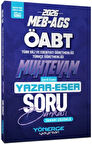 2026 ÖABT MEB AGS Türk Dili Edebiyatı Türkçe Öğretmenliği Muhtevam Yazar Eser Soru Bankası Yönerge