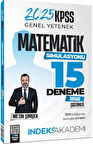 2025 KPSS Matematik 15 Deneme Çözümlü - Metin Şimşek İndeks Akademi Yayıncılık