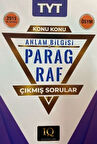 TYT Paragraf Çıkmış Sorular