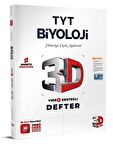 3D Yayınları Tyt Biyoloji Video Destekli Defter 2023