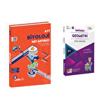 Edu Yayınları Ayt Biyoloji Net Artırıcı & Doğan Akademi Kafadar Geometri Soru Ban.