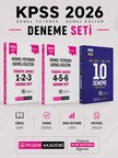 Pegem 2026 KPSS GK GY 10 Deneme & KPSS GK GY Türkiye Geneli Deneme Seti