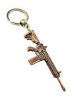 Tüfek Rifle Anahtarlık M-16 - Bakır Oksit