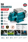 0,5HP SU DİNAMOSU