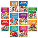 Süper Taşıtlar Boyama Kitabı Farklı - 3 kitap