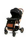 Maxi Taxi Milano Çift Yönlü Bebek Arabası-Gold Siyah