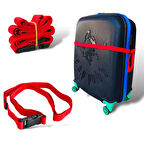 Premium Kırmızı  Rengi Valiz Kemeri 1 adet 2,5 cm